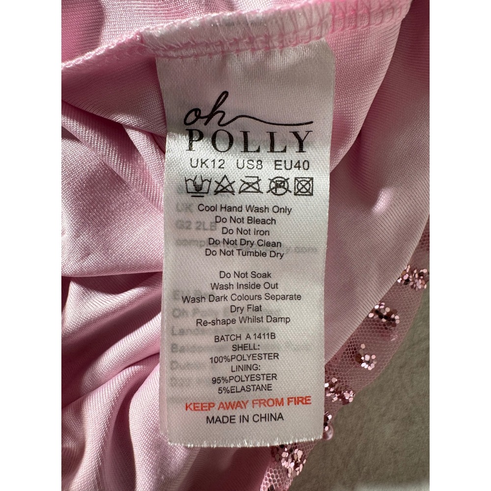 Oh Polly Pink Sequin Mini Dress - Picture 9 of 9